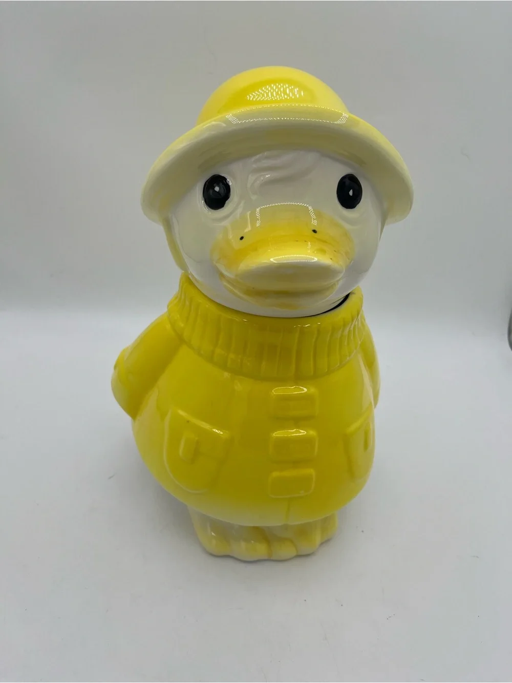 Vintage Ceramic Puddles the Duck Cookie Jar